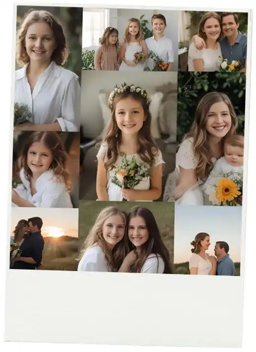 Collection of family photos and memories