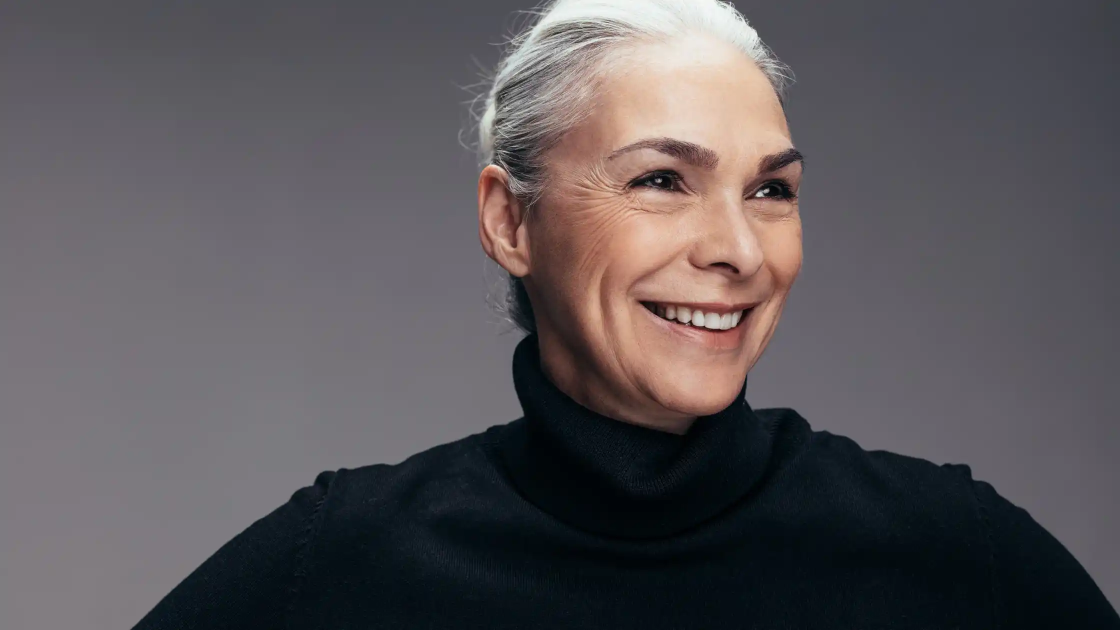 Smiling woman representing joy and memories